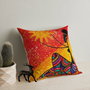 Aberto Design Cojín Multicolor 43 x 43 cm